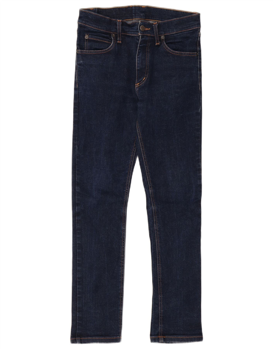 CHEAP MONDAY Jeans skinny feminino W33 L28 algodão azul marinho