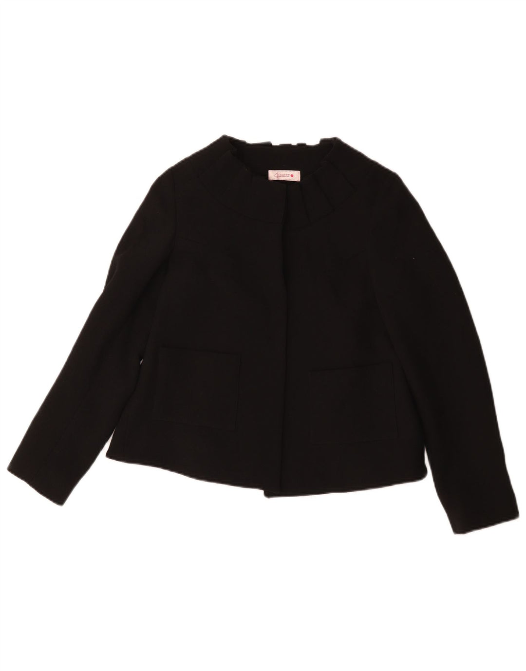 Jaqueta blazer feminina vintage IT 40 pequena lã preta