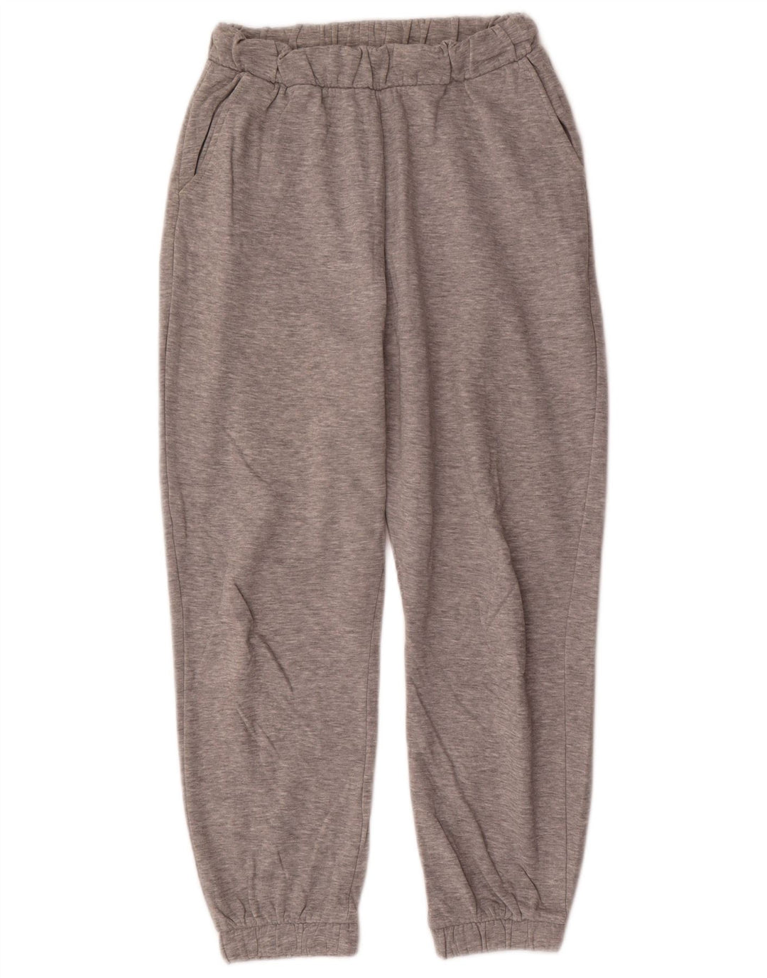 Calça de treino feminina Zara Joggers UK 14 cinza médio