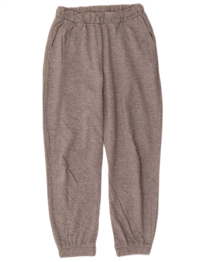Calça de treino feminina Zara Joggers UK 14 cinza médio