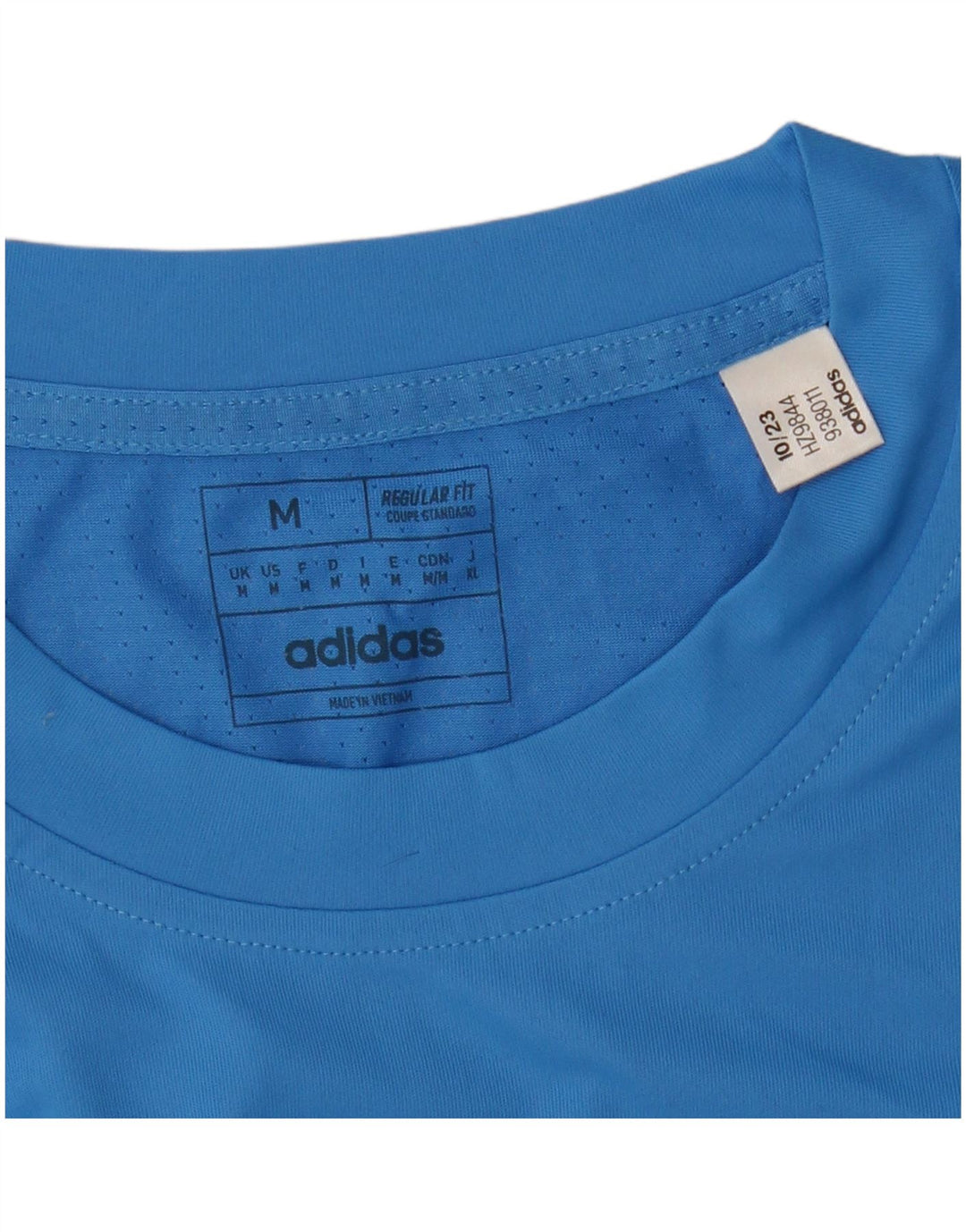 Camiseta Adidas Masculina Aeroready Regular Fit Top Azul Médio