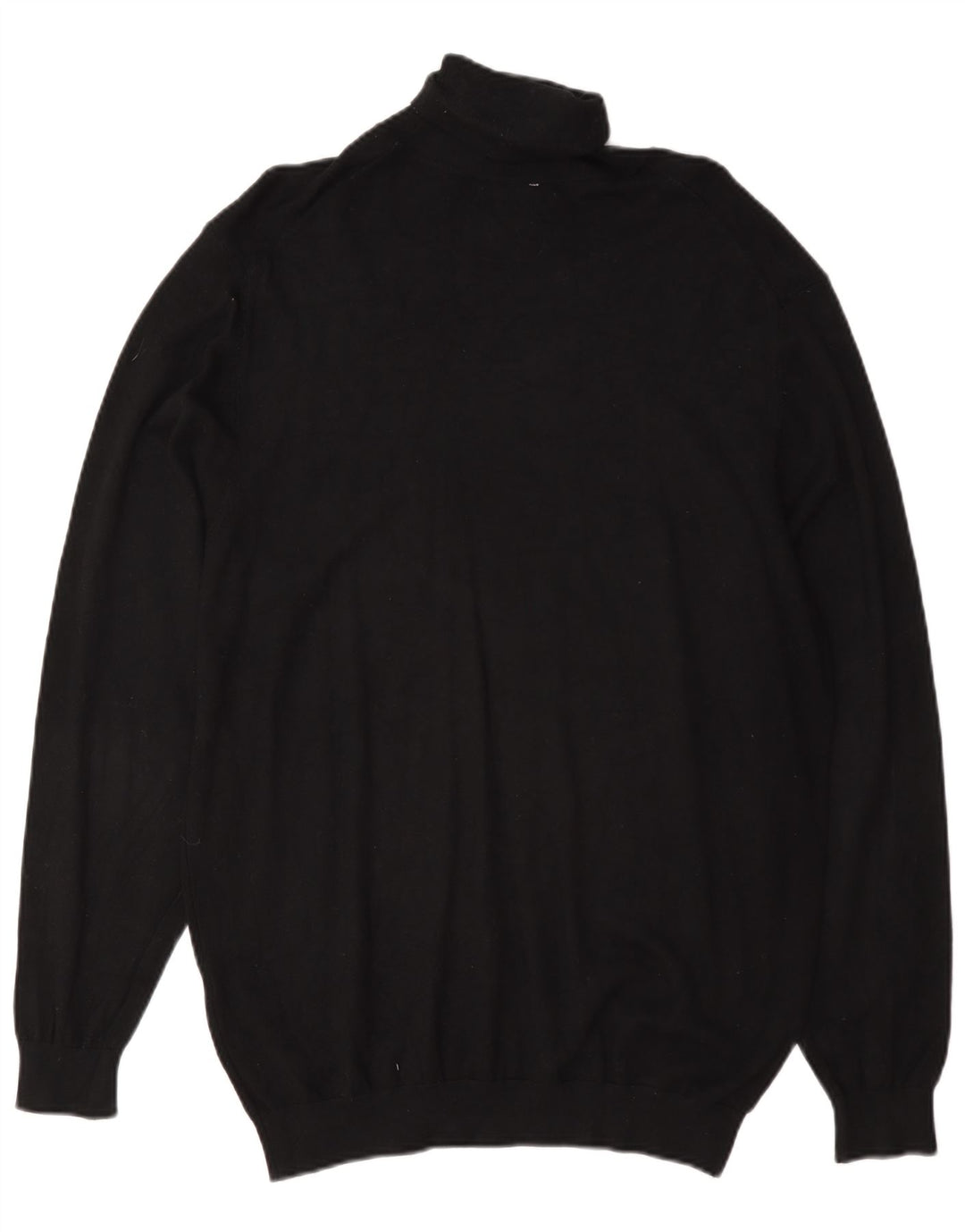Suéter masculino Zara com gola redonda e viscose preta grande