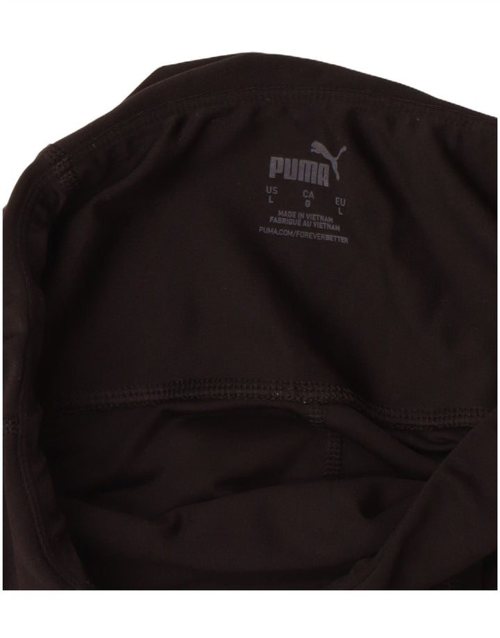Leggings PUMA Feminino UK 14 Grande Preto