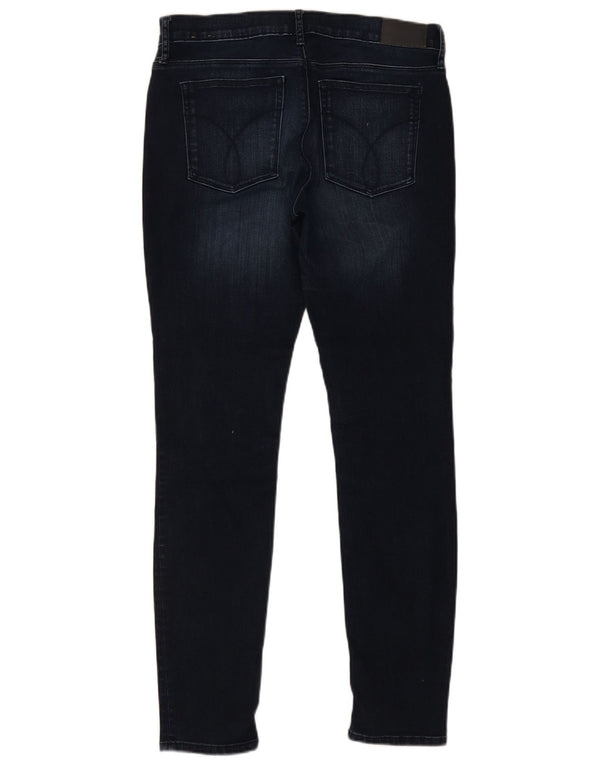 Calvin Klein Jeans Skinny Feminino W32 L32 Azul Marinho Algodão