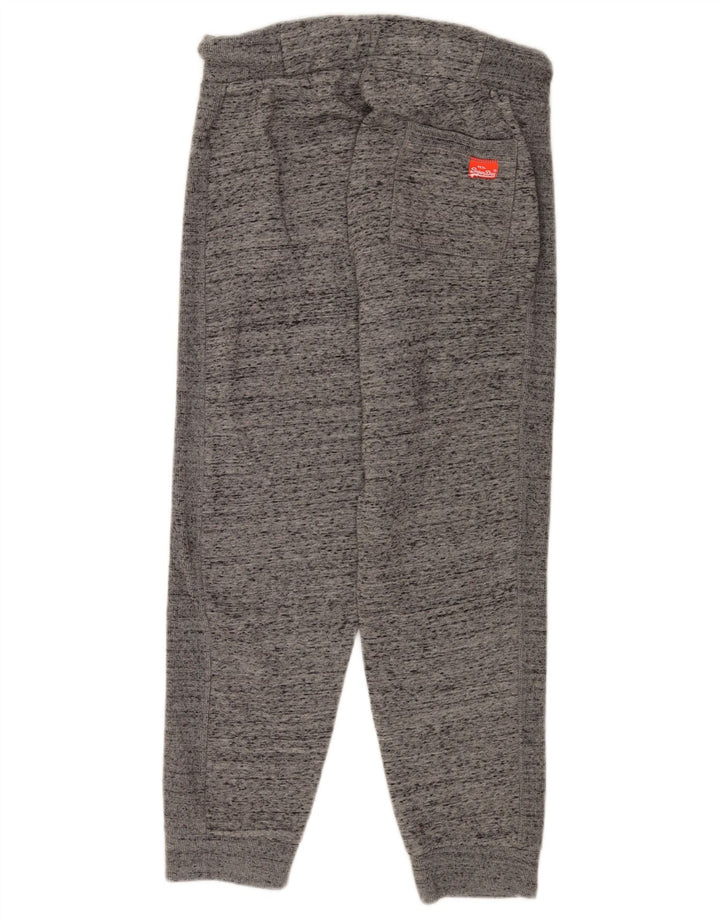 Calça de treino feminina Superdry Joggers UK 12 cinza médio manchado