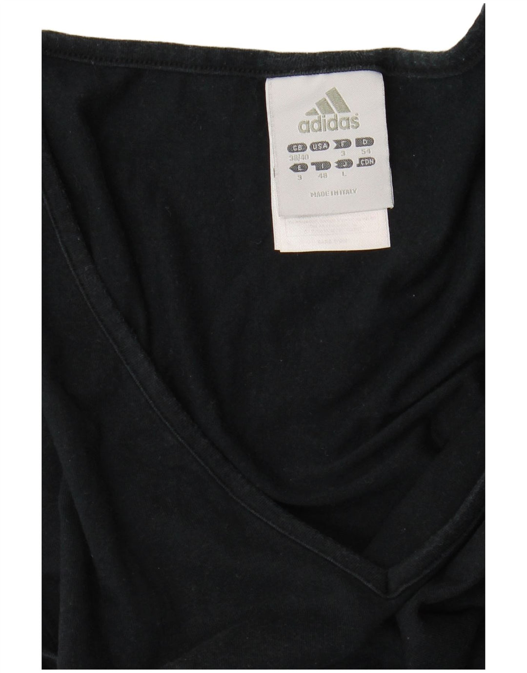 Camiseta Feminina Adidas UK 10 Pequena Algodão Preto