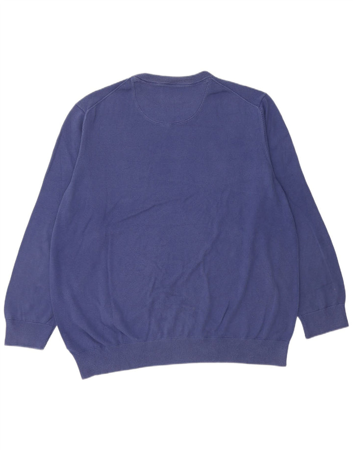 Suéter masculino Timberland com gola redonda 3XL algodão azul