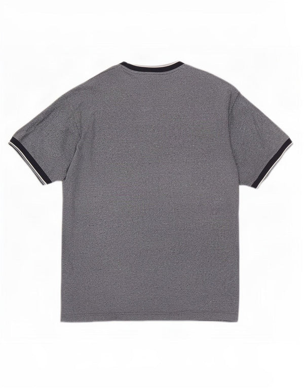 Camiseta masculina Champion grande azul marinho manchada