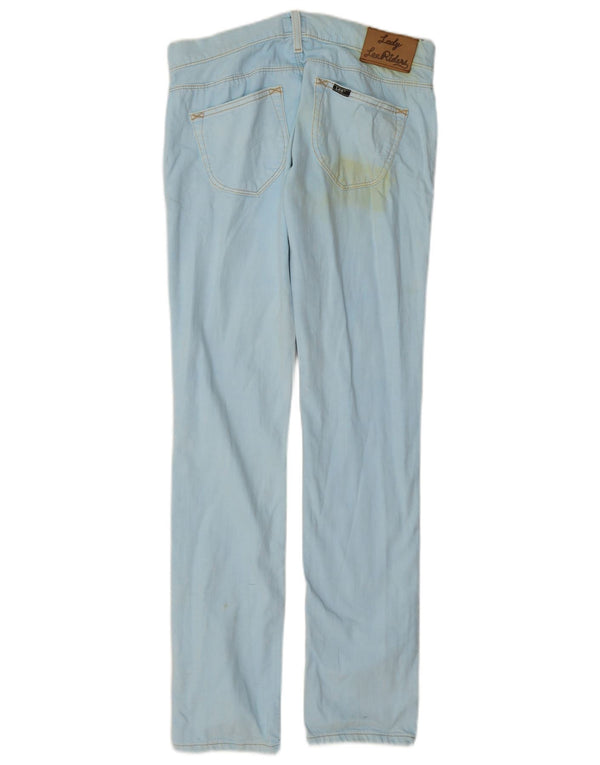 Lee Womens Lynn Narrow Slim Jeans W28 L33 Azul Algodão