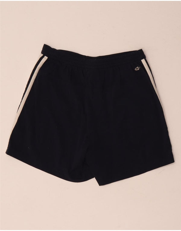 Adidas Womens Climalite Casual Shorts UK 10 Pequeno W26 Azul Marinho Poliamida