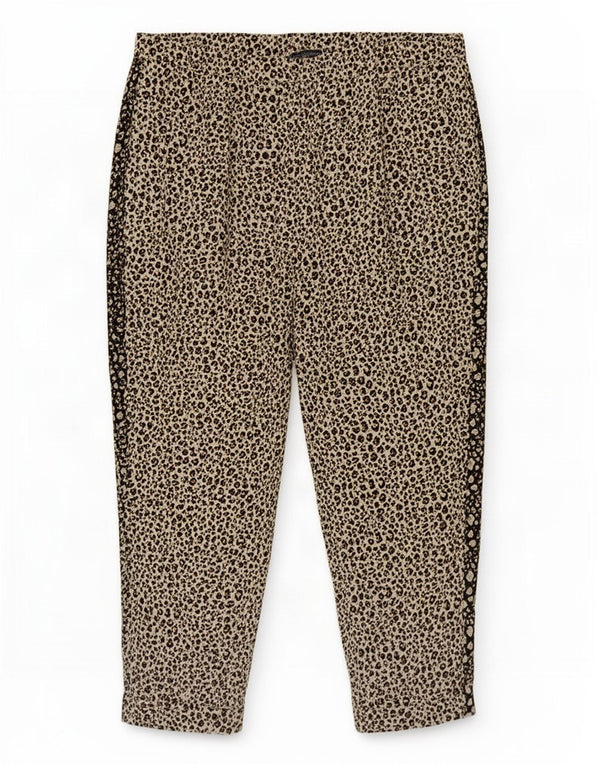 Calça casual feminina de cintura alta Marks & Spencer UK 18 XL W36 L27 branca