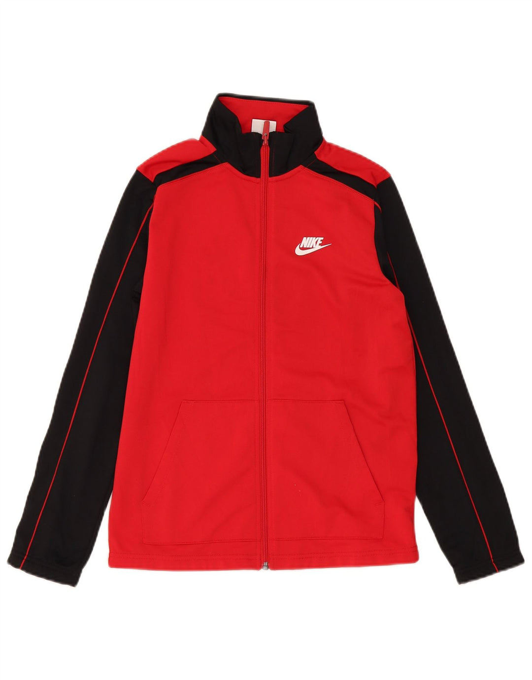 Jaqueta Nike Boys Treino Top 12-13 Anos Grande Poliéster Colorblock Vermelho
