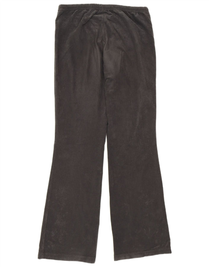 Calça de treino feminina ASICS Velour UK 14 cinza médio