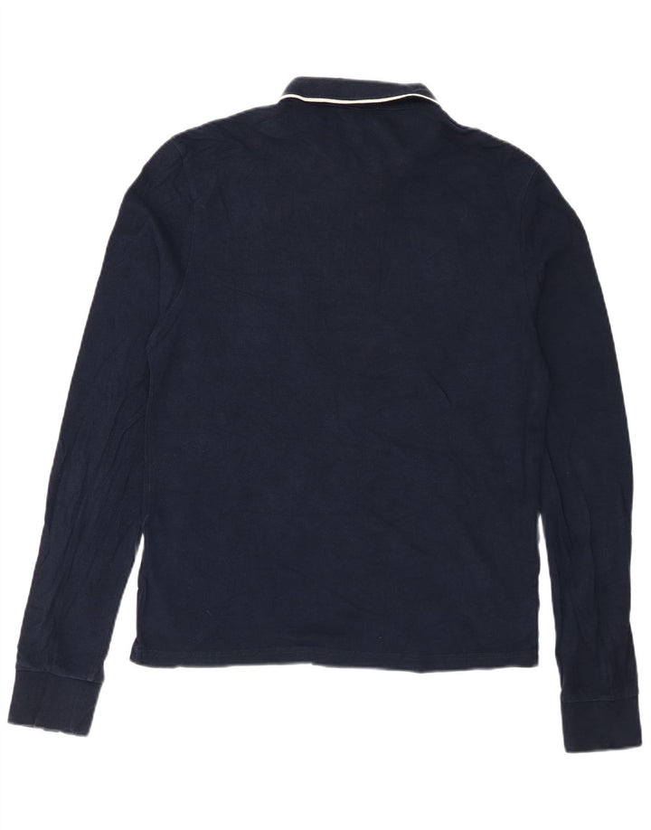 Camisa polo masculina PENGUIN Heritage manga comprida slim fit azul marinho médio