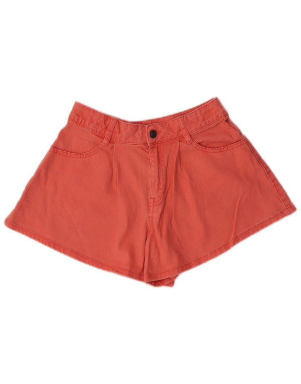 Benetton Meninas Shorts Casual 10-11 Anos W24 XL Laranja Algodão