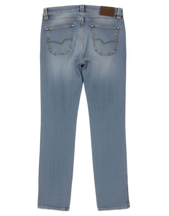 Jeans retos femininos JECKERSON W32 L30 algodão azul
