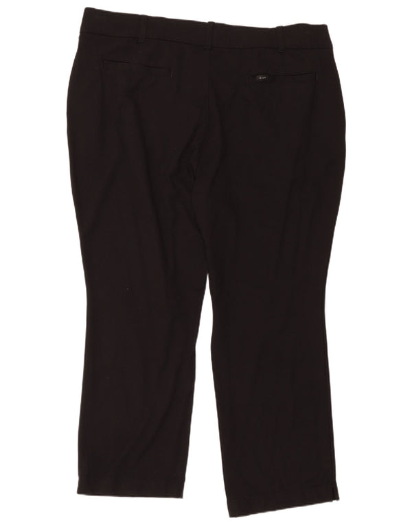 Calças cortadas masculinas Lee W44 L26 pretas