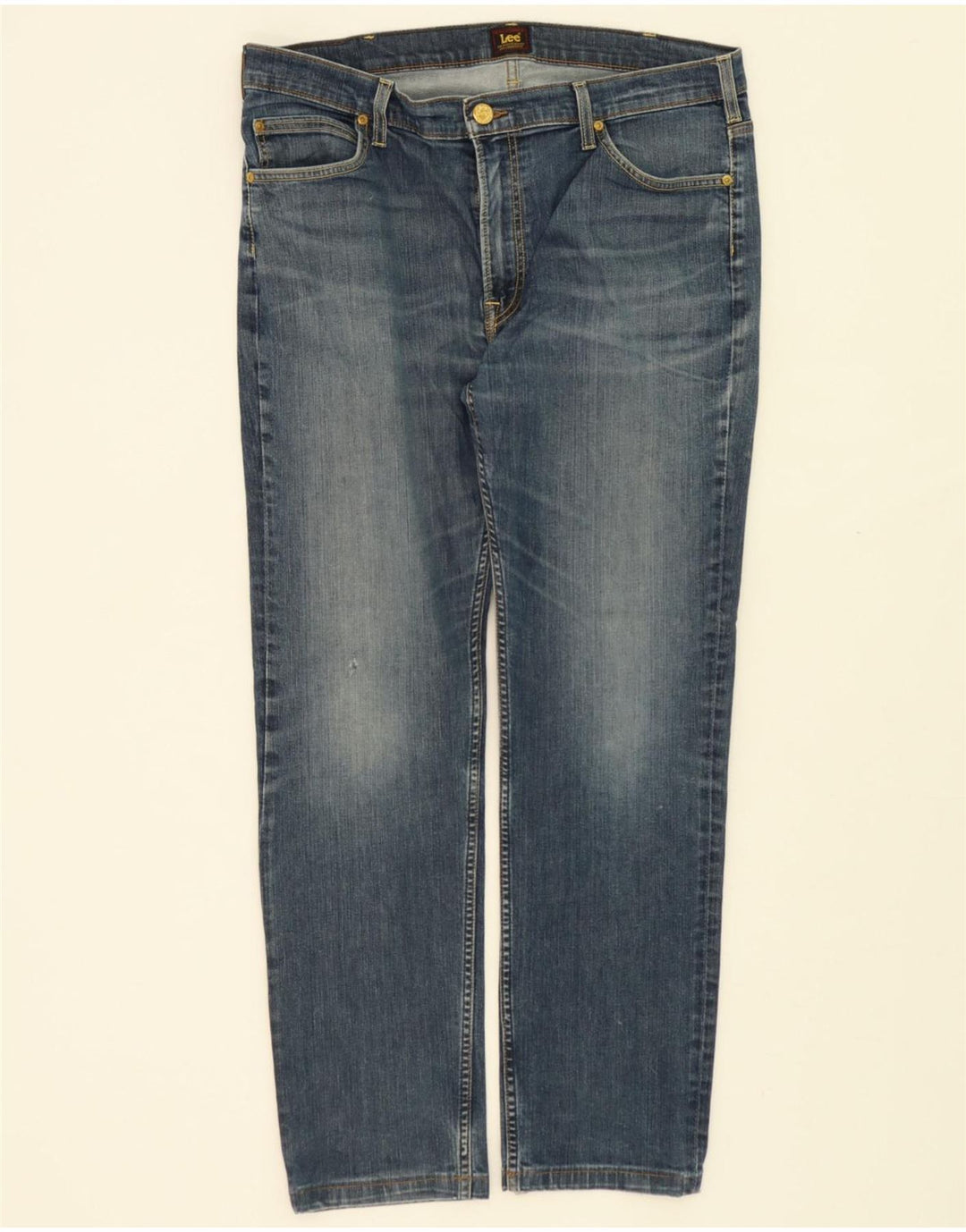 LEE Womens Rider Slim Jeans W38 L29 Blue Cotton Vintage Lee and Second-Hand Lee from Messina Hembry 