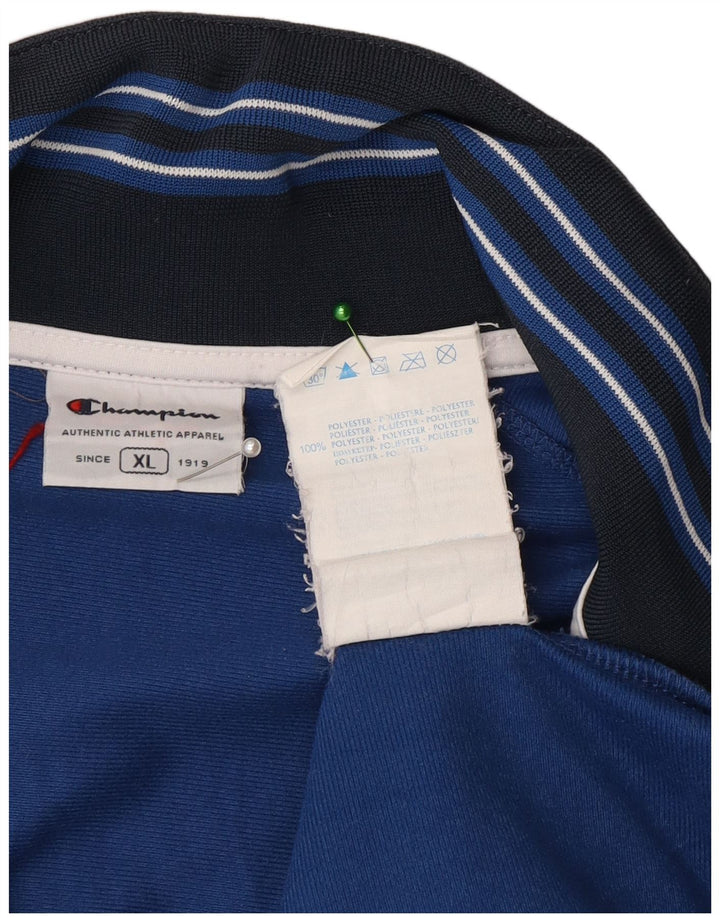 Jaqueta masculina Champion de agasalho XL azul poliéster