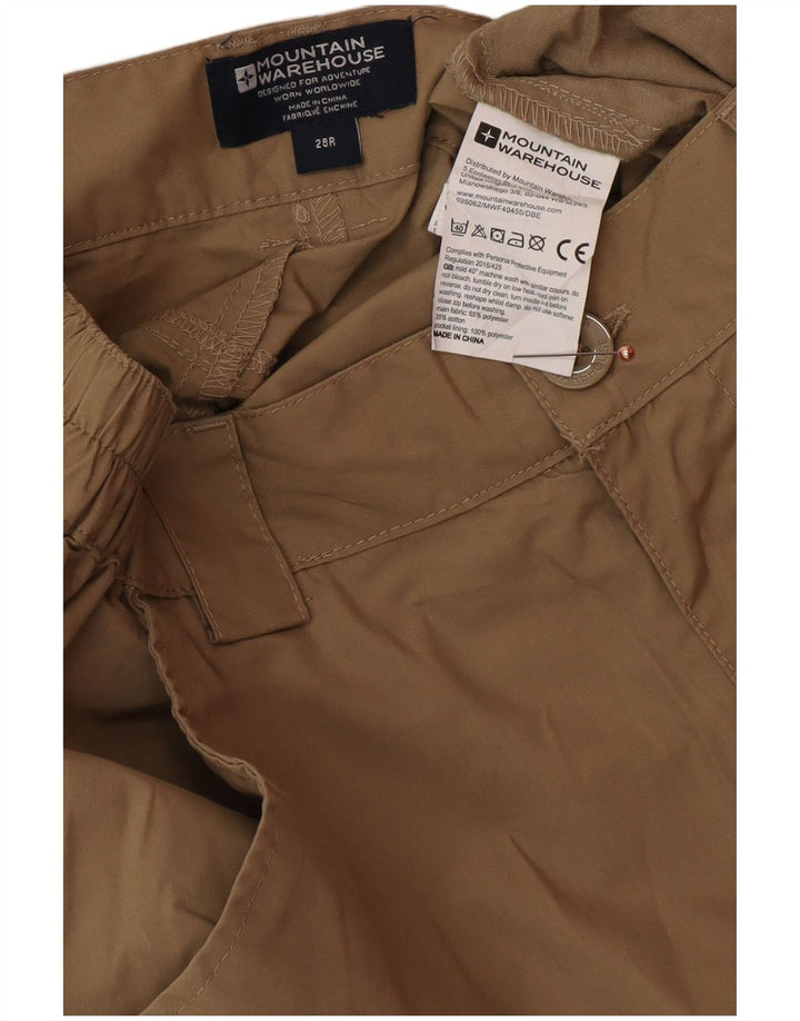 Calça cargo reta masculina FAT FACE W28 L32 poliéster bege