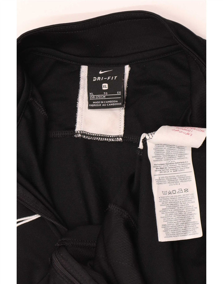 Jaqueta Nike Boys Tracksuit Top 13-14 Anos XL Preto Colorblock Poliéster