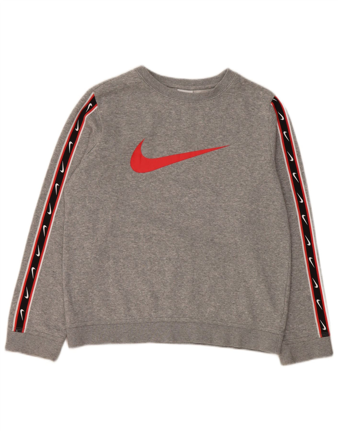 Moletom gráfico Nike Boys Jumper 12-13 anos grande cinza colorblock