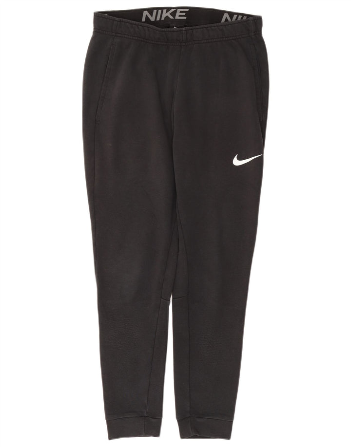 Nike Mens Dri Fit Standard Fit Calças de treino Joggers cinza médio