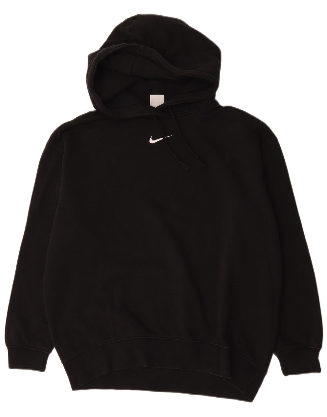 Jumper com capuz Nike masculino oversized pequeno algodão preto