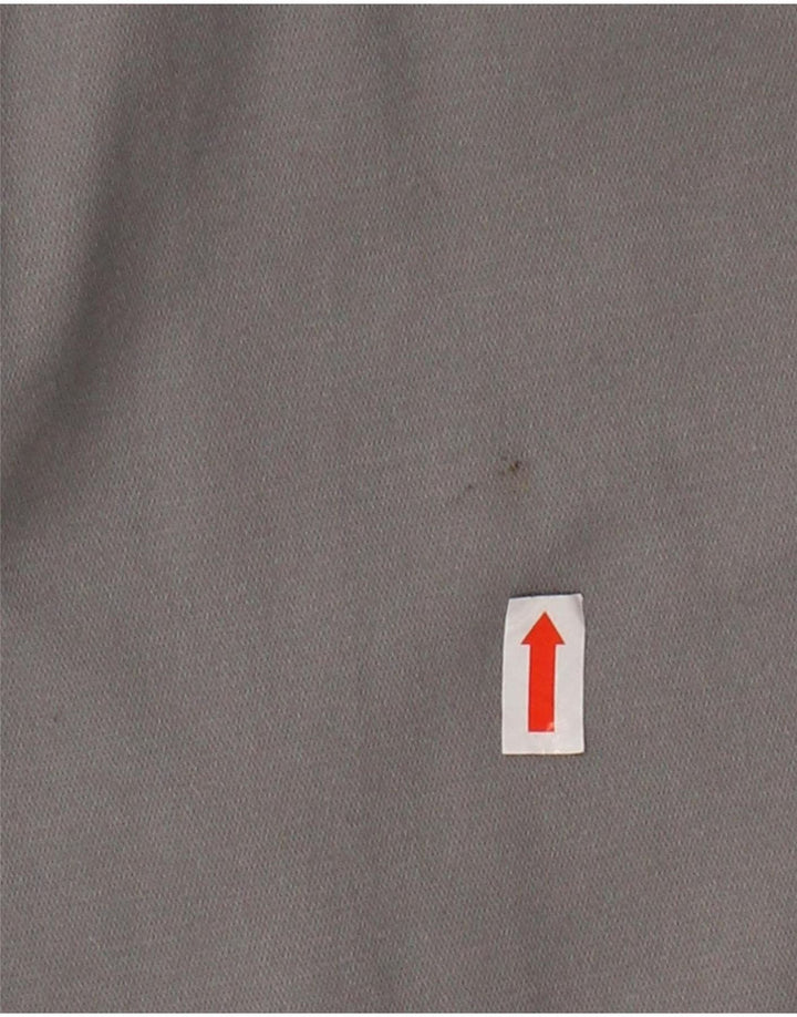 LEE Calça masculina reta slim cortada W34 L24 algodão cinza