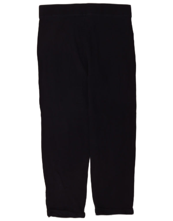 Calça de treino feminina Marks & Spencer Reino Unido 16 grande algodão azul marinho