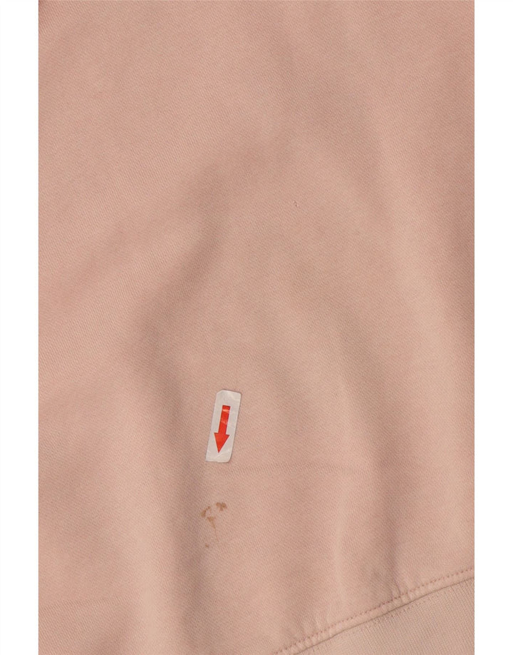 Nike Womens Crop Oversized Moletom Jumper UK 10 Pequeno Algodão Rosa