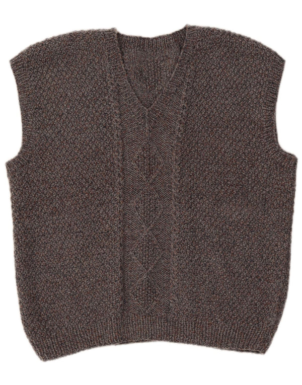 Regata feminina vintage com colete UK 16 grande cinza