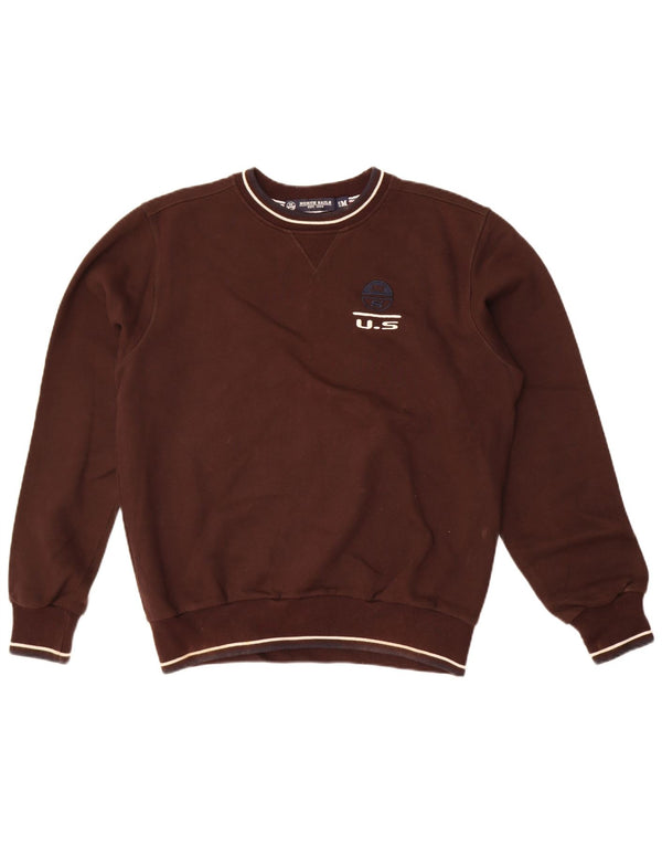 North Sails moletom masculino jumper médio marrom algodão