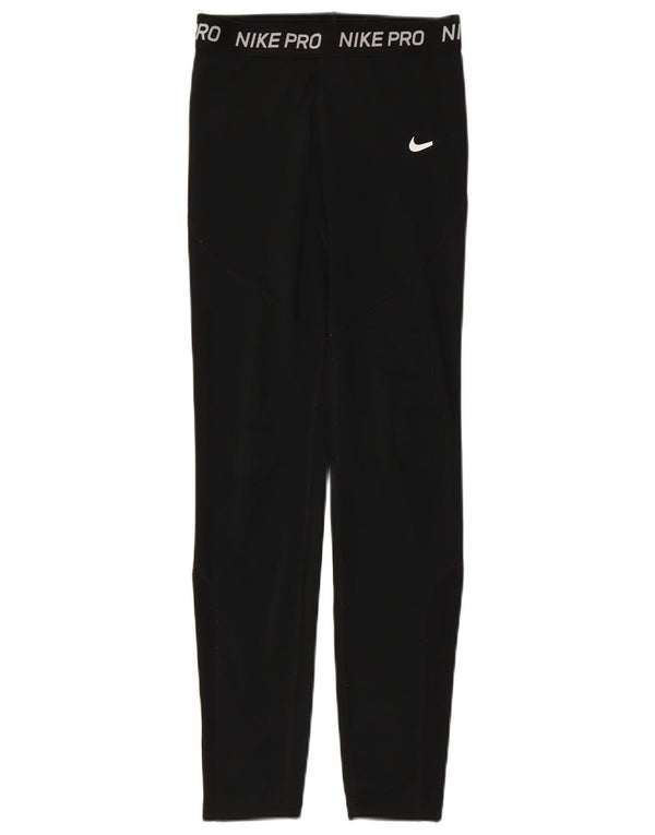 Leggings NIKE Girls Dri Fit Graphic 13-14 Anos XL Preto Poliéster