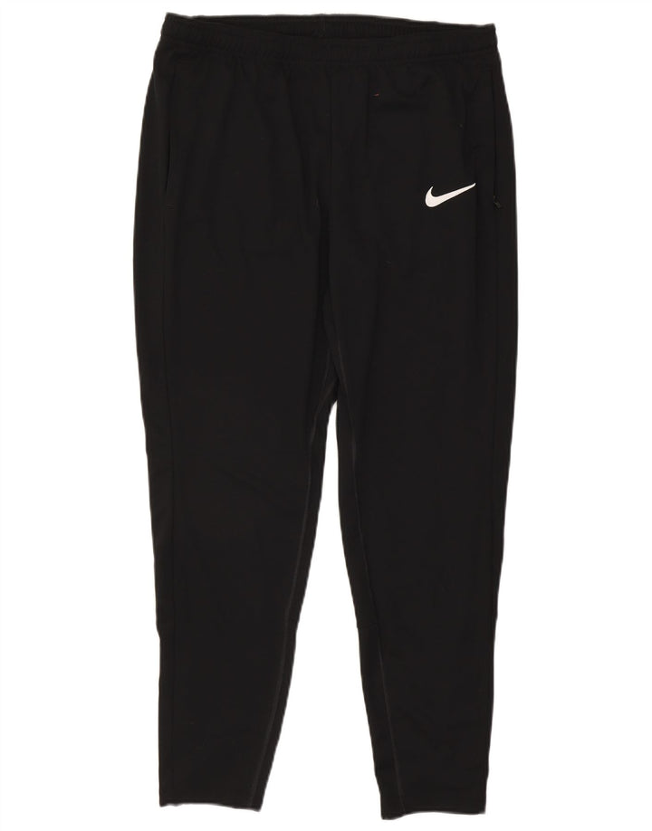 Nike Mens Dri Fit Calças de treino grandes pretas