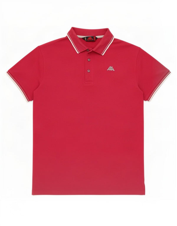 Camisa polo masculina Kappa XL algodão rosa