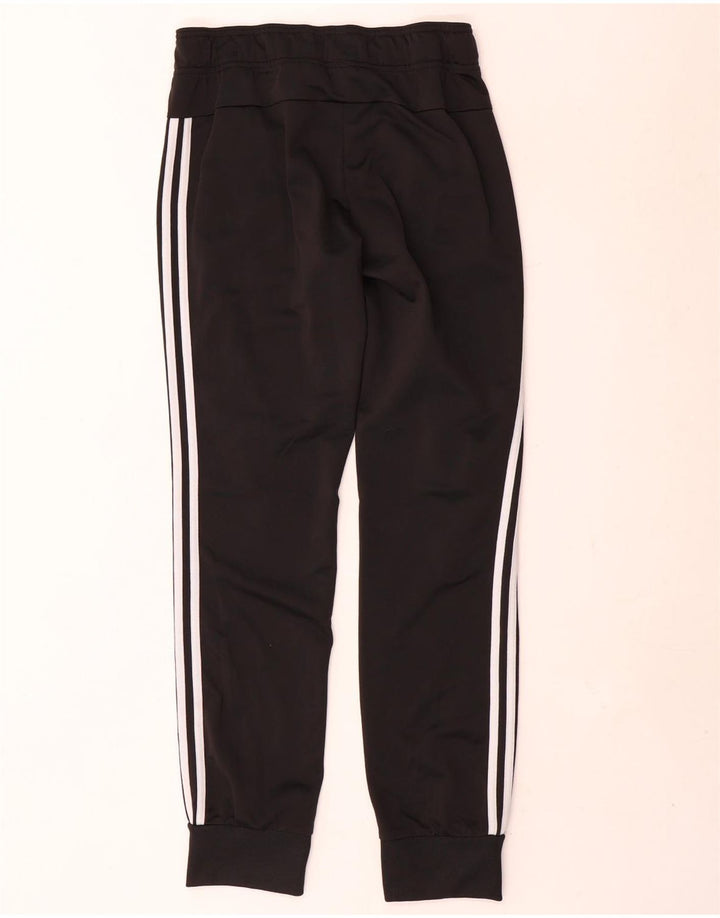 Adidas Womens Tracksuit Calças Joggers UK 8/10 Pequeno Poliéster Preto