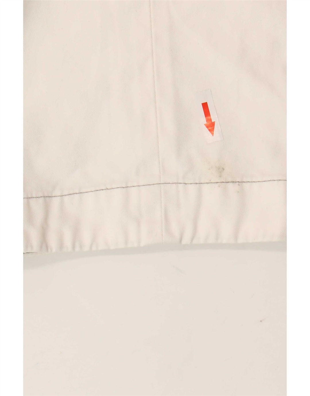 Calça cortada feminina Murphy & Nye W31 L24 algodão branco