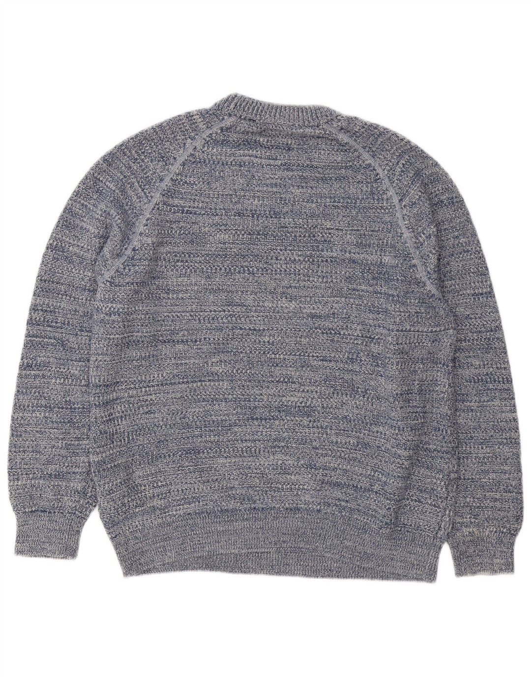 Suéter masculino Superdry com gola redonda e algodão listrado azul grande