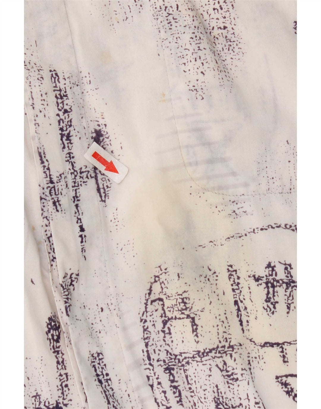 Camisa masculina vintage de manga curta grande algodão branco