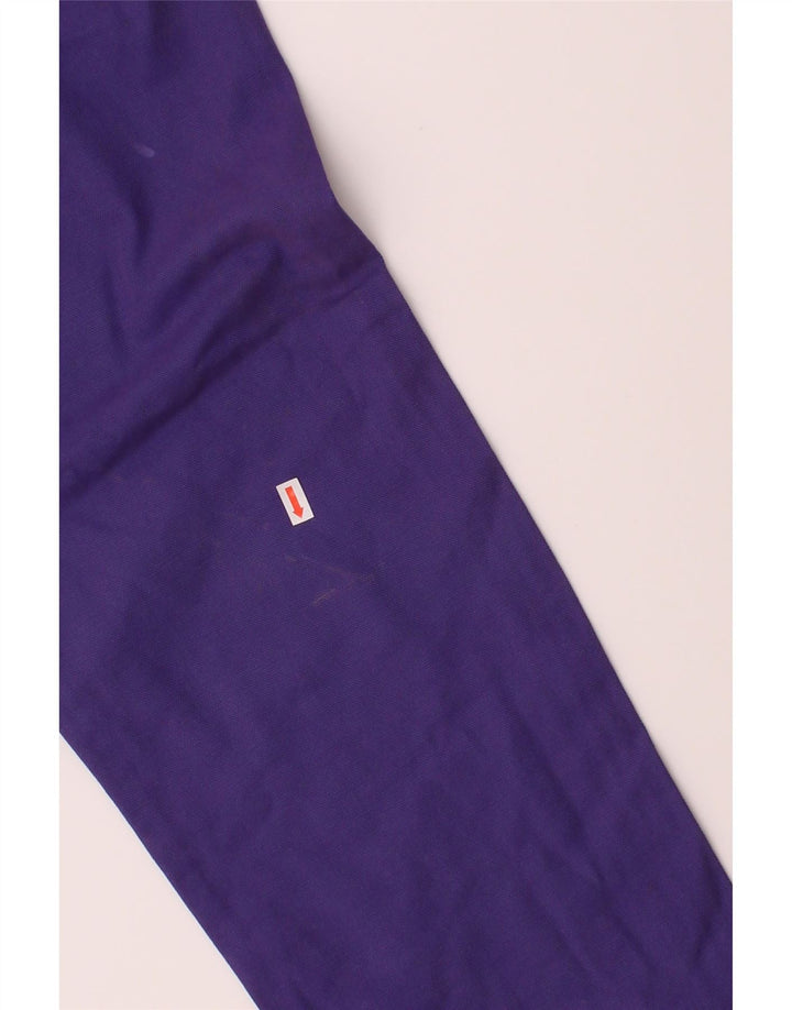 JACOB COHEN Womens Straight Casual Trousers W33 L29 Purple Cotton Vintage Jacob Cohen and Second-Hand Jacob Cohen from Messina Hembry 