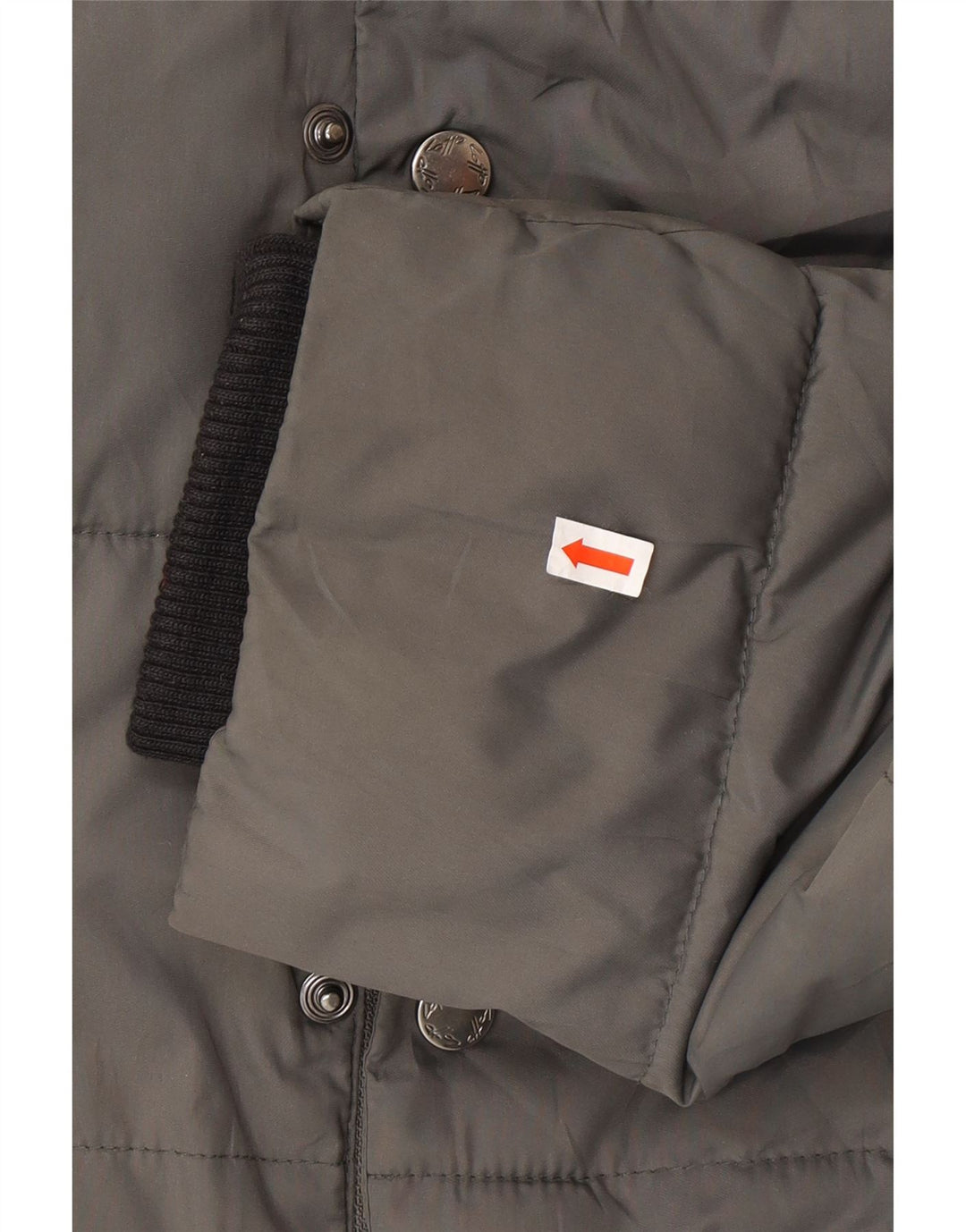 Jaqueta masculina acolchoada com capuz LOTTO UK 42 XL poliéster cinza