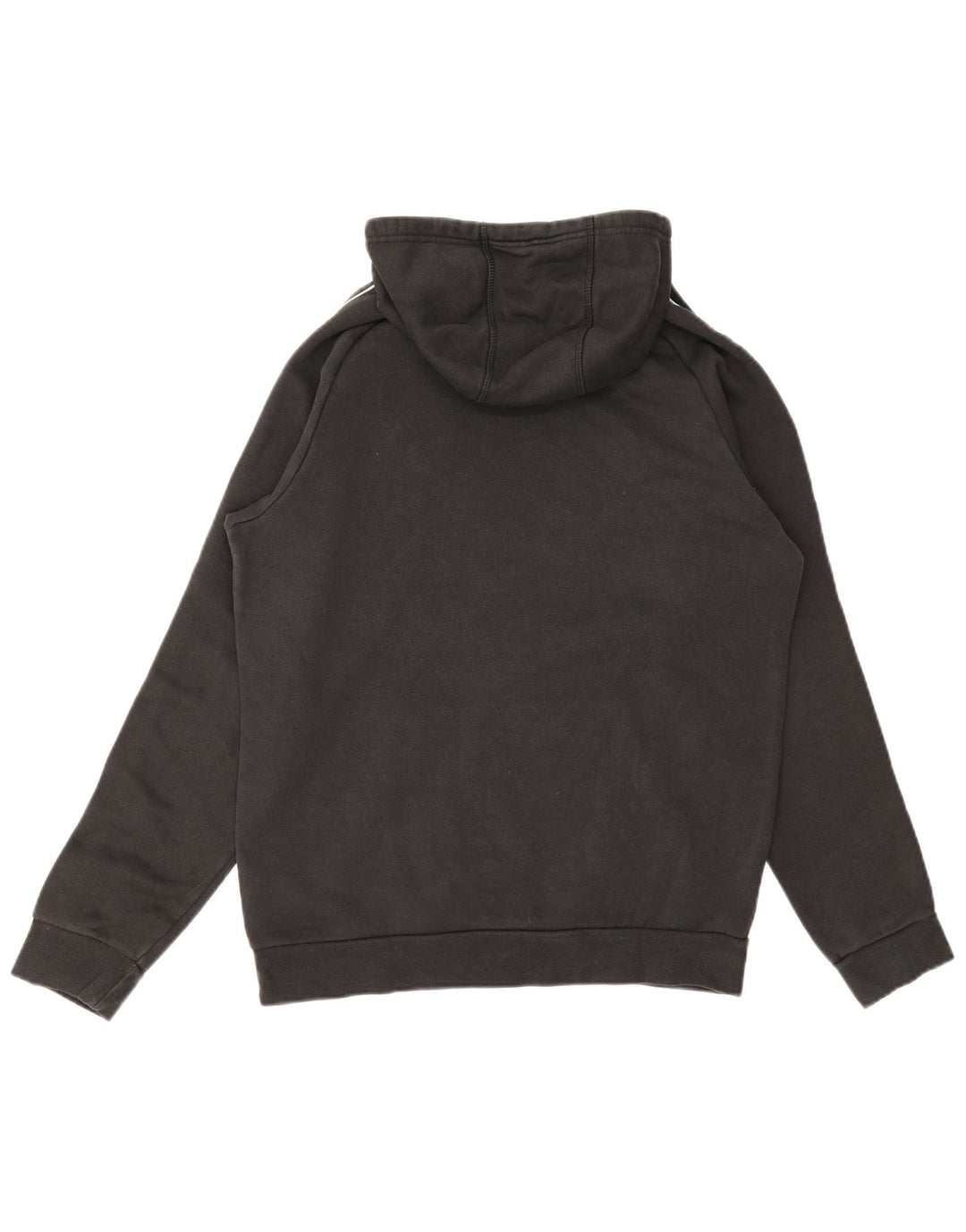 ADIDAS Mens Hoodie Jumper Médio Algodão Preto