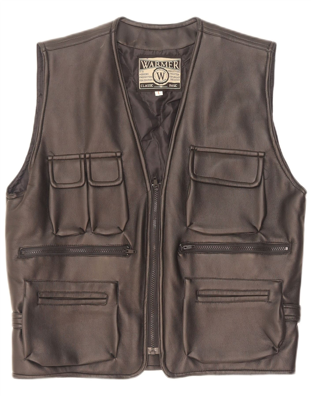Colete utilitário masculino vintage UK 40 grande preto