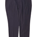 Calça masculina de terno reto sob medida Marks & Spencer W48 L31 azul marinho