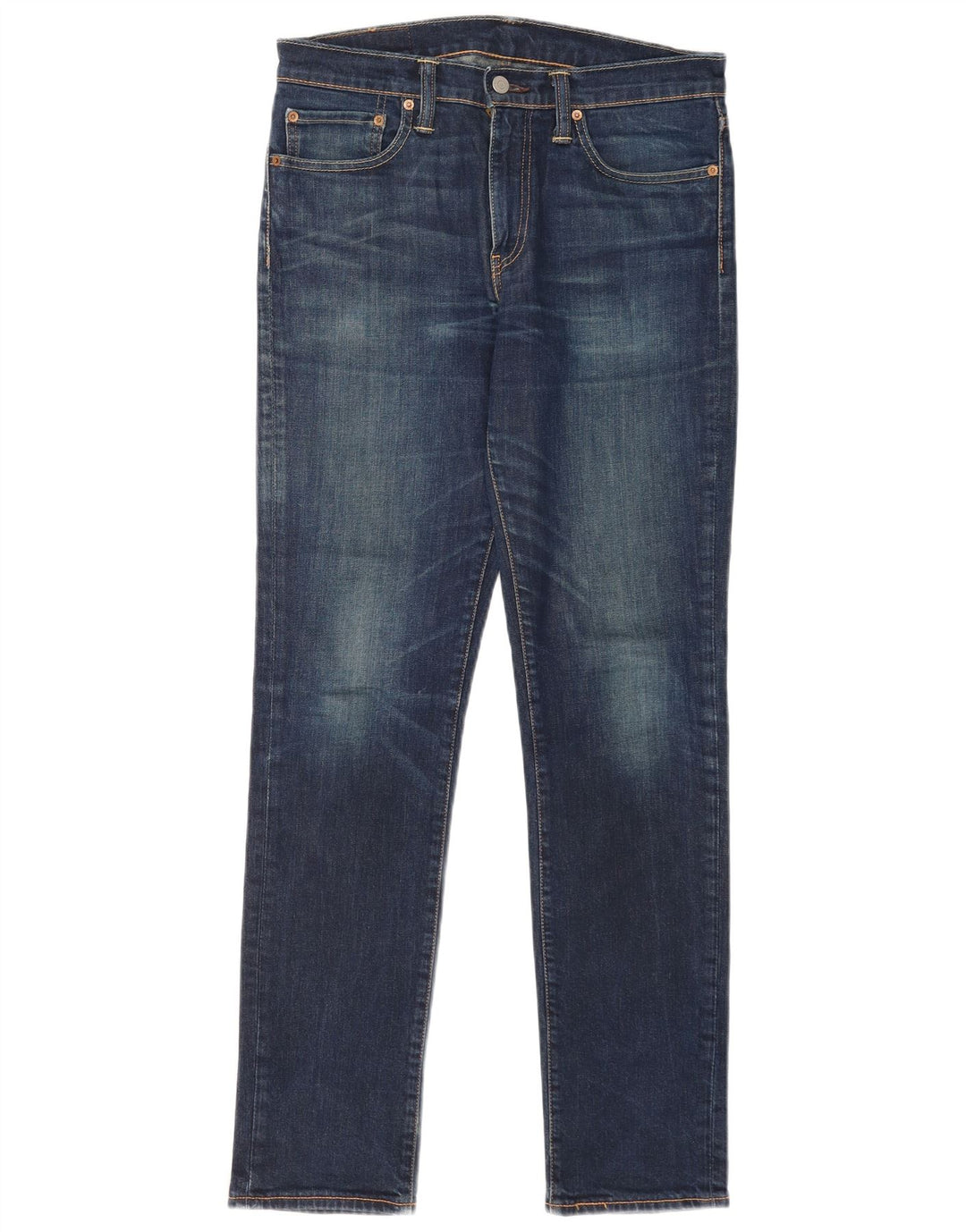 Levi's Masculino 511 Slim Jeans W32 L34 Azul Marinho Algodão