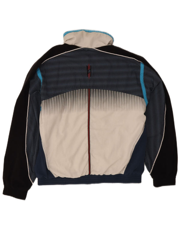 Lotto Mens Treino Top Jacket Pequeno Poliéster Branco Colorblock