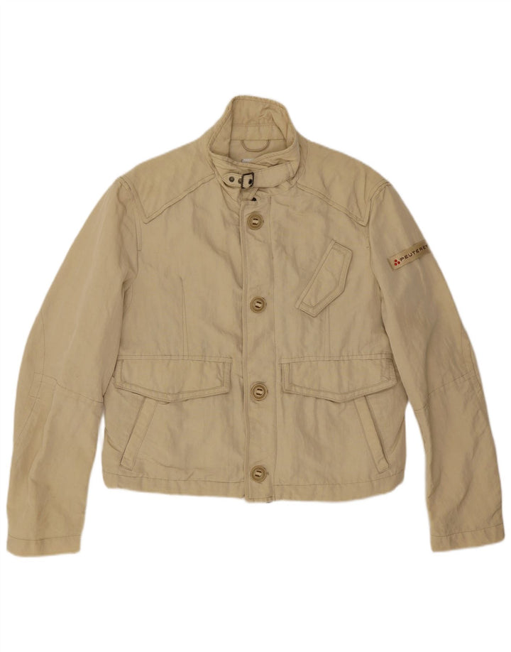 Jaqueta bomber feminina PEUTEREY IT 54 3XL poliamida bege