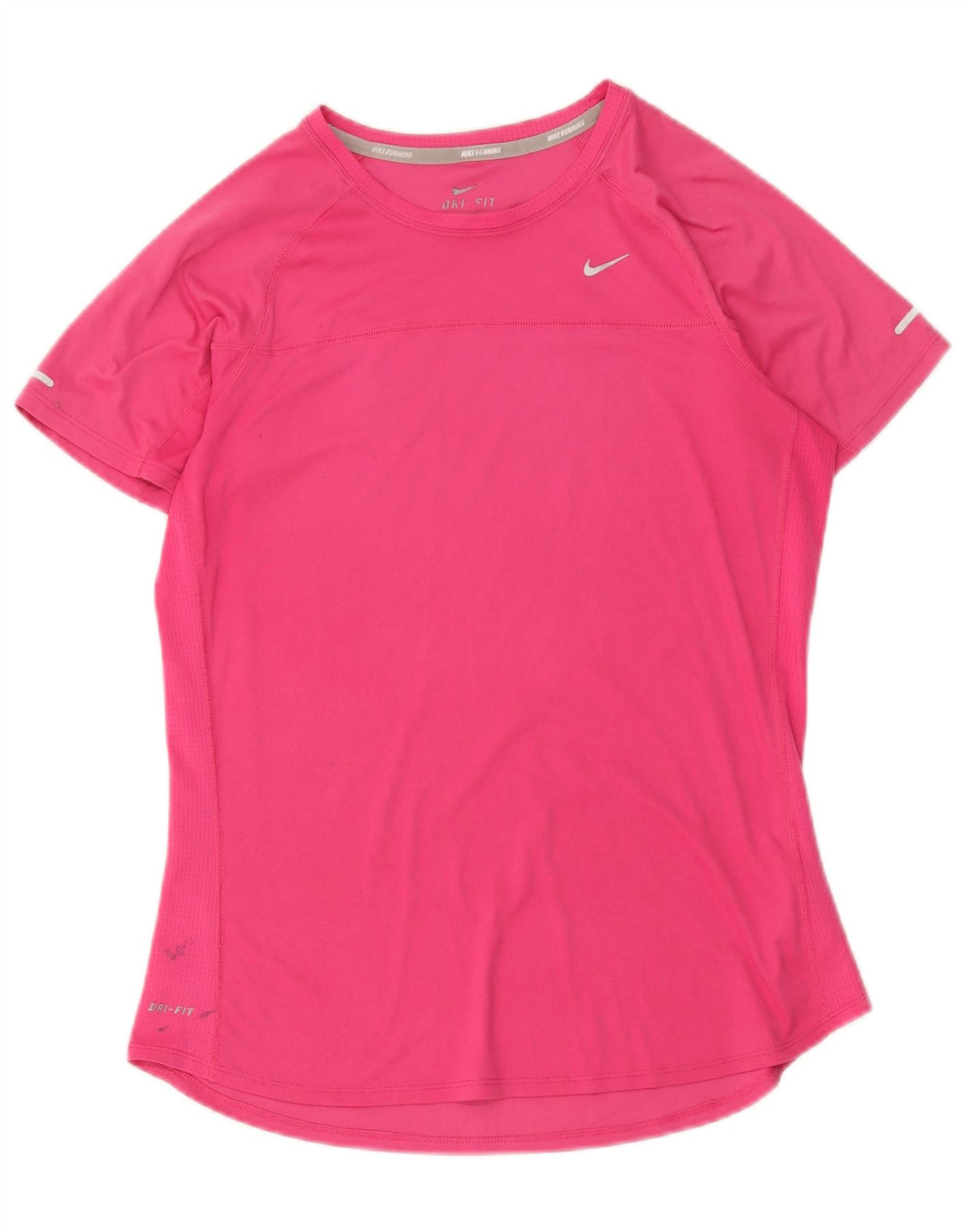 Camiseta Nike Feminina Dri Fit Top UK 14 Médio Rosa Poliéster