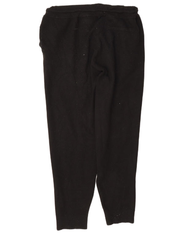 Zara Calça de treino masculina Joggers grande viscose preta